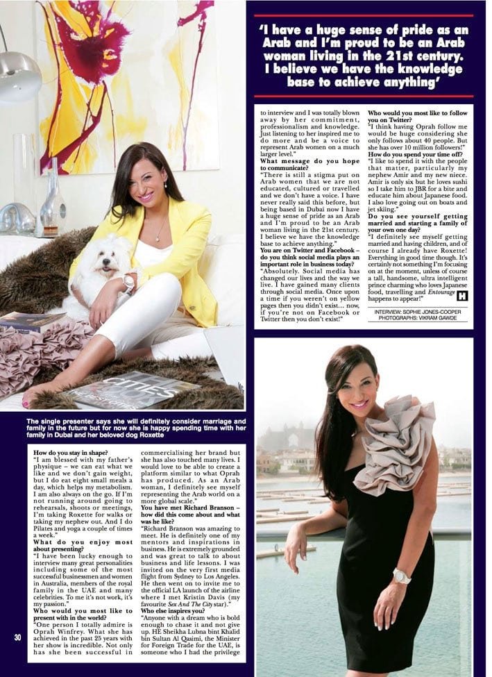 Shereen Mitwalli Best Motivational Speaker in Dubai in Hello Magzine
